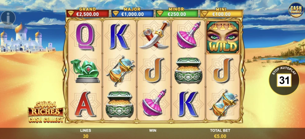 Sahara Riches Cash Collect