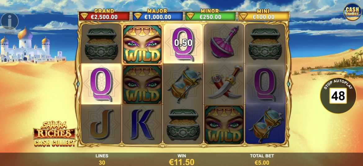 Sahara Riches Cash Collect